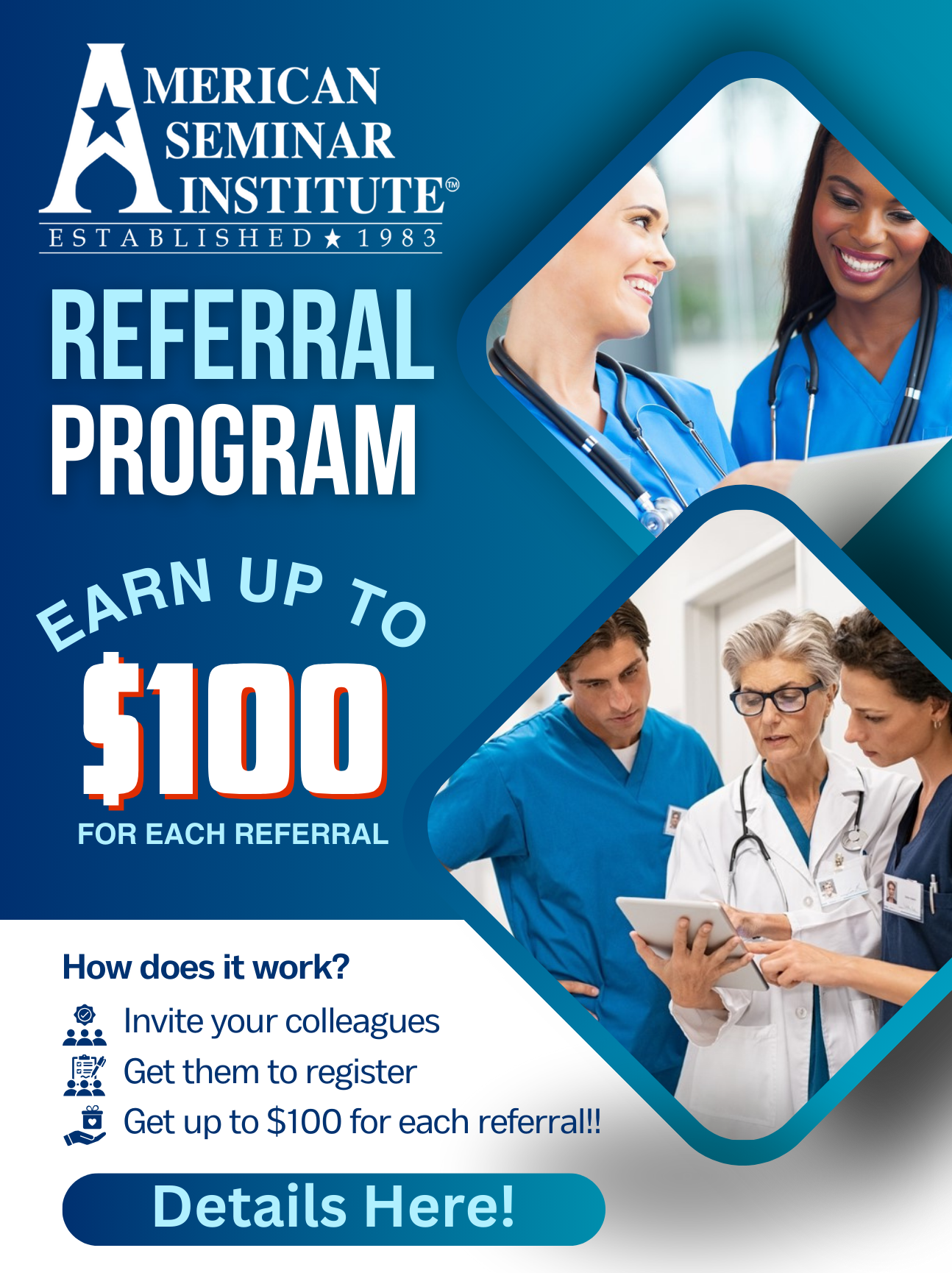 Referral Program American Seminar Institute